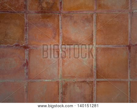 Brown tiling wall background brown floor tiles
