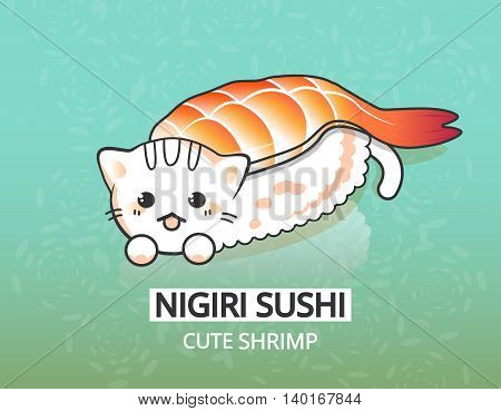 Beautiful and tasty print for menu, t-shirt. Cute food design.