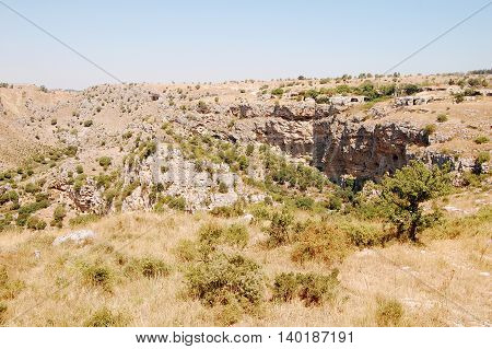 The plateau of the high Murgia near Matera - Basilicata - Italy