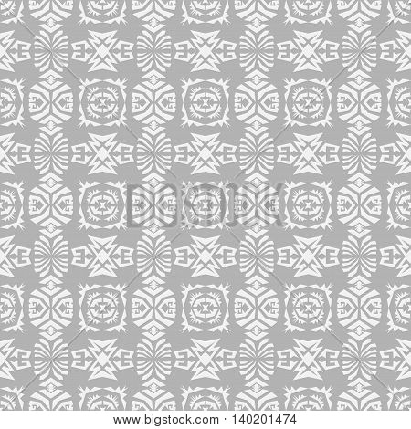 Seamless abstract vector texture pattern ethnic style in monochrome background.Boho chic pattern.