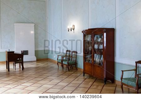 St. Petersburg, Russia-aprel 24 2016: A Communicating Room Of Lyceum In Pushkin.