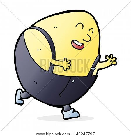 cartoon humpty dumpty egg character