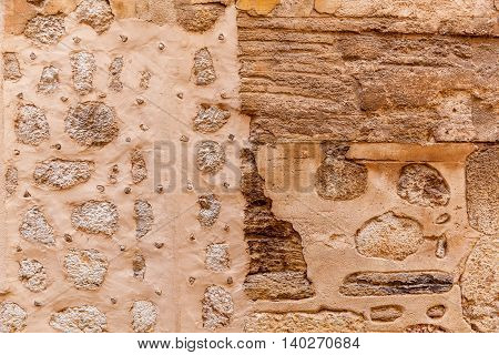 Stone texture of the wallabstraction ancient appearance architecture