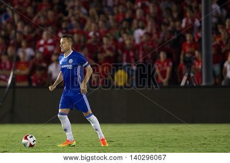 PASADENA, CA - JUNE 4: John Terry during the 2016 ICC game between Chelsea & Liverpool on July 27th 2016 at the Rose Bowl in Pasadena, Ca.