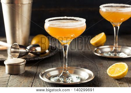 Refreshing Boozy Sidecar Cocktail