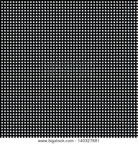Basic Grid, Mesh Pattern With Shadow. Seamlessly Repeatable Pattern