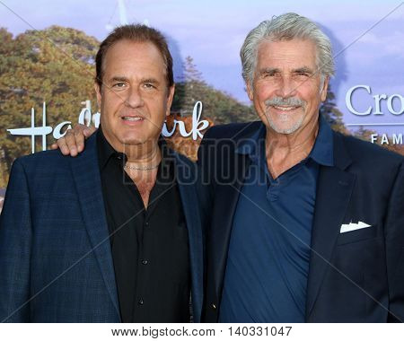LOS ANGELES - JUL 27:  Scott Hart, James Brolin at the Hallmark Summer 2016 TCA Press Tour Event at the Private Estate on July 27, 2016 in Beverly Hills, CA