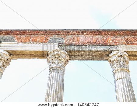 Colonne Di San Lorenzo, Milan Hdr