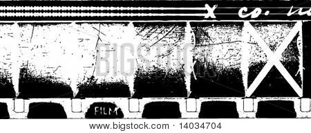 เวกเตอร์ grunge 16 มม.ฟิล์มสตริป มีเพลง