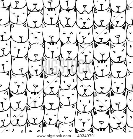 Background With Cats
