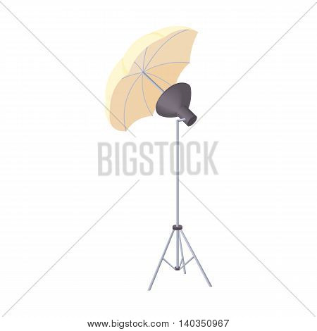 Octobox icon in cartoon style isolated on white background. Photography symbol