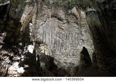 Stalactite cave of Arta in Majorca Spain