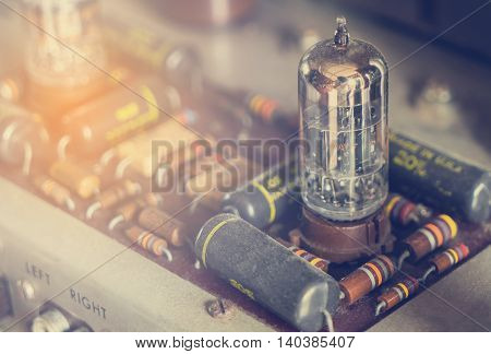 Vintage tube bulb used in Audio hifi in vintage tone