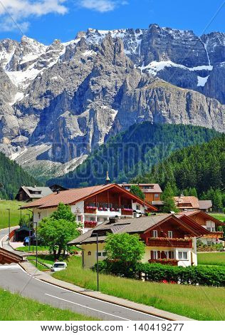 Small village in Trentino Alto Adidge, Italy