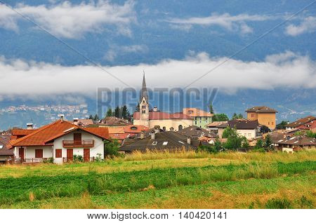 Rural landscape in Trentino Alto Adidge, Italy