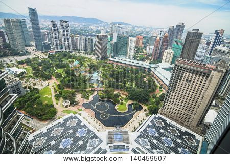Kuala Lumpur Metropolitan City view of Malaysia