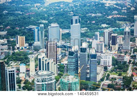 Kuala Lumpur Metropolitan City view of Malaysia