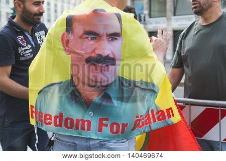 Kurdish Activists Protesting In Milan, Italy