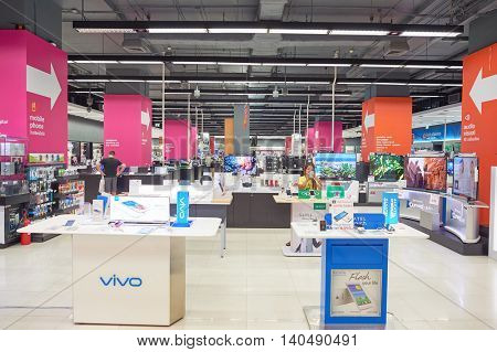 PATTAYA, THAILAND - FEBRUARY 22, 2016: inside of a store at Central Festival Pattaya. Central Festival Pattaya Beach is a shopping mall in Pattaya, Thailand.