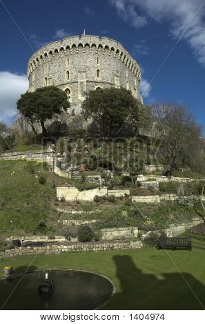Det runda tornet på Windsor Castle