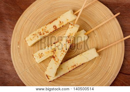 Brazilian Traditional Cheese Queijo Coalho