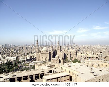 Rifai mosque of Sultan Hassan og Citadel, Cairo Egypten,