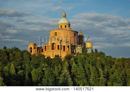 Bologna,it - Circa June 2012 - View Of S.luca Church On The Hills Near Bologna, Circa June 2012.