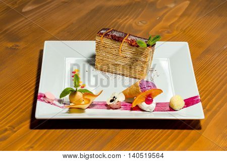 Decorated Dessert Cake