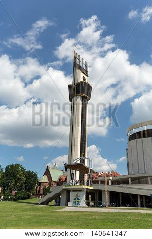CRACOW; POLAND - JULY 22; 2016: The Divine Mercy Sanctuary in Lagiewniki; Cracow; Poland