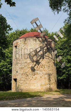 Windmill Above The Town Holic