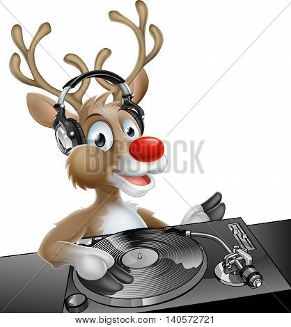 Dj Christmas Reindeer