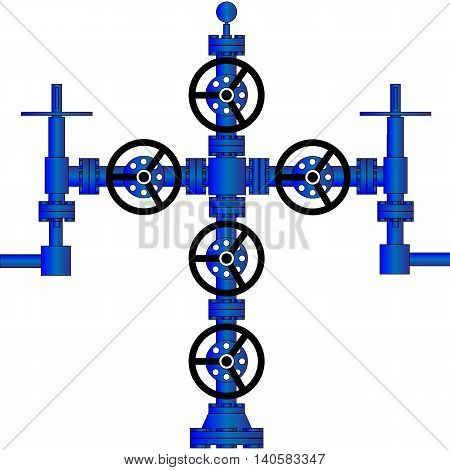 Christmas Tree Oil Well (Xmas) - One of Wellhead Equipment