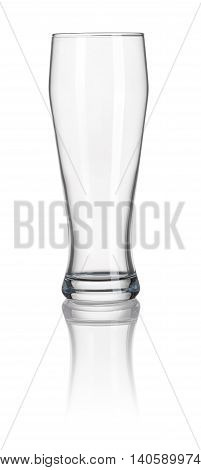 Wheat Beer Glass On A White Background