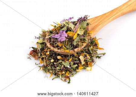 Dried Herbal Tea Leaves