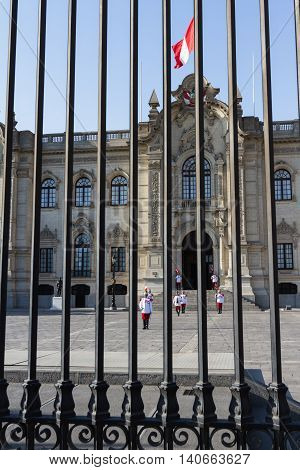 Presidential Palace In Lima, Peru