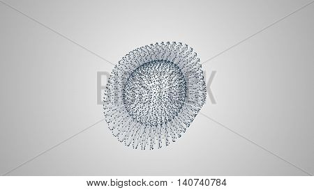 Metamorphose Of Amorphous Shape From Dots