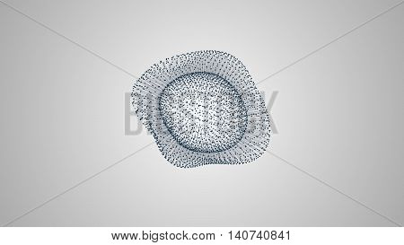 Metamorphose Of Amorphous Shape From Dots