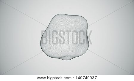 Metamorphose Of Amorphous Shape From Dots