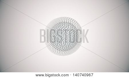 Metamorphose Of Amorphous Shape From Dots