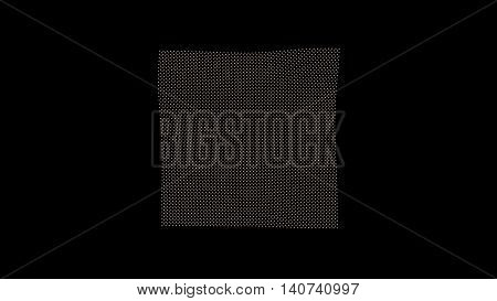 Metamorphose Of Amorphous Plane Surface From Dots