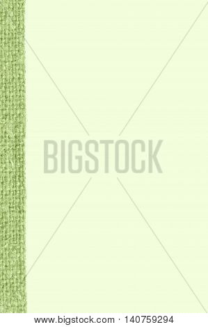 Textile yarn fabric concepts mint canvas gunny material art background