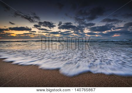 Sea Wave Close Up, Low Angle View