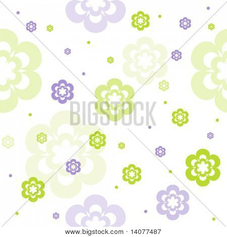 Seamless floral Vector Muster