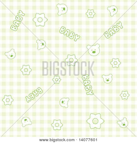 Baby seamless pattern