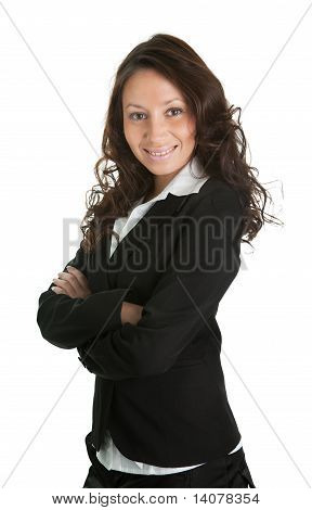 Hermosa exitosa empresaria