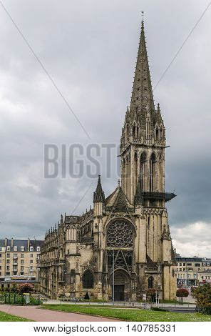 The Church of Saint-Pierre is a Roman Catholic church dedicated to Saint Peter situated in the center of Caen in Normandy northern France