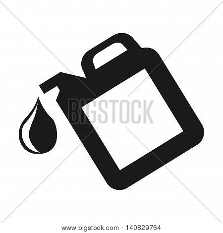 oil tank galon drop icon vector illustration design