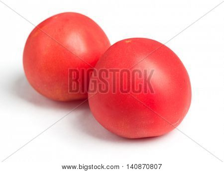 Tomatoes isolated on white background