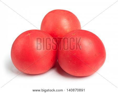 Tomatoes isolated on white background