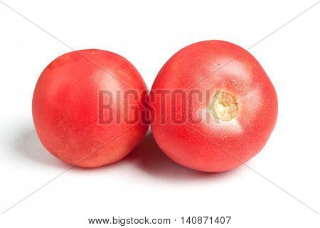 Tomatoes isolated on white background